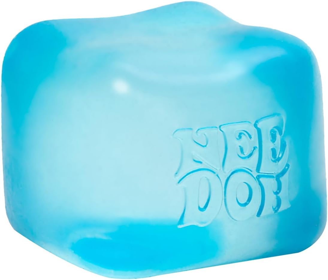 Schylling NeeDoh Nice Cube - Stress Relief & Sensory Fidget Toy for Kids & Adults - Super Solid Squishy 2.25