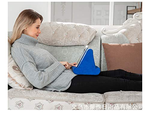 **Lightweight Pink Foam Laptop & Tablet Lapdesk - Multifunctional Stand Holder with Cushion & Storage Bag for iPad, MacBook, Reading, Work, Travel**