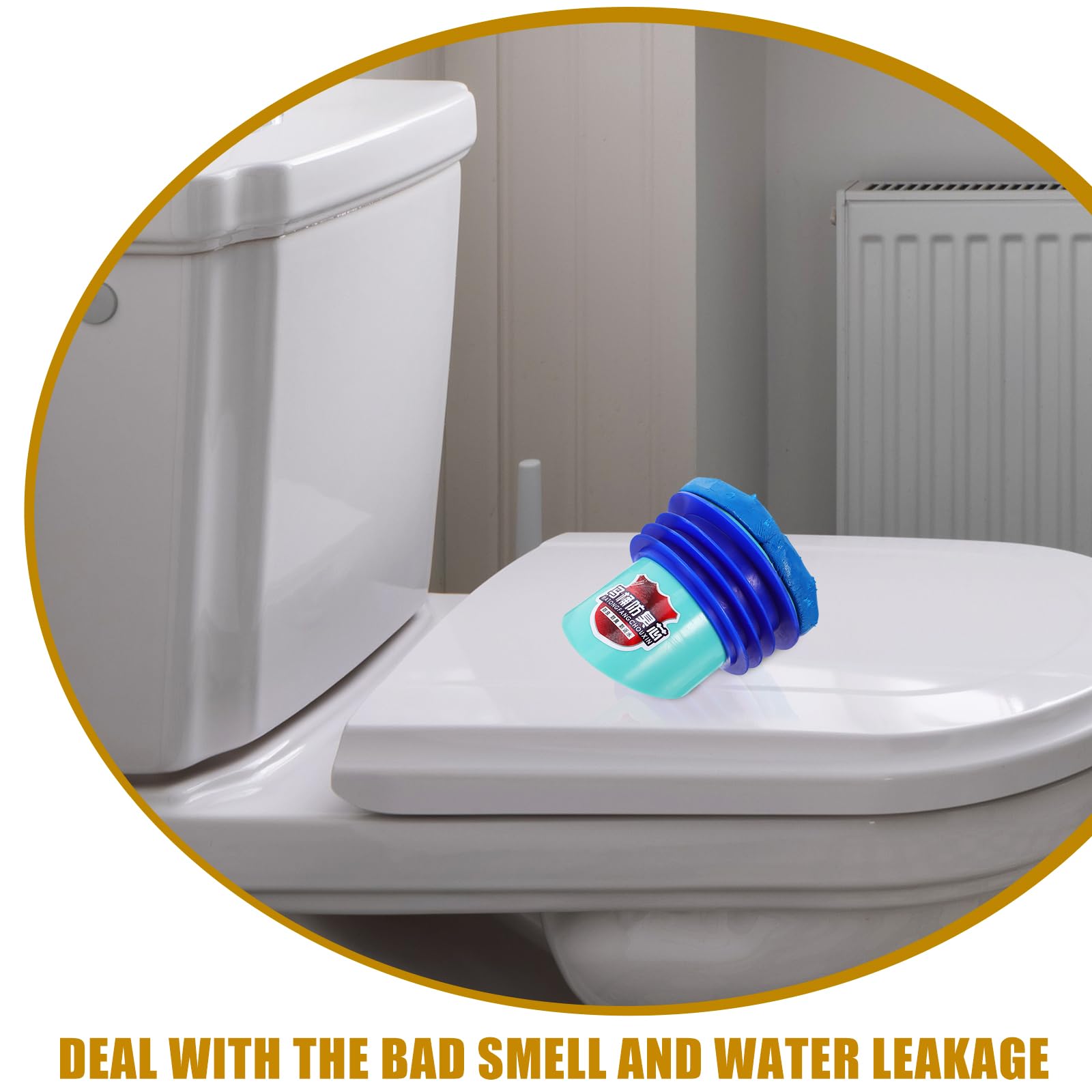 Universal Toilet Bowl Gasket Seal Ring with Flange - Durable Leak-Proof Toilet Gasket Replacement for Small Toilets - Perfect for Bathroom Plumbing Repairs & DIY Toilet Seal Fixes