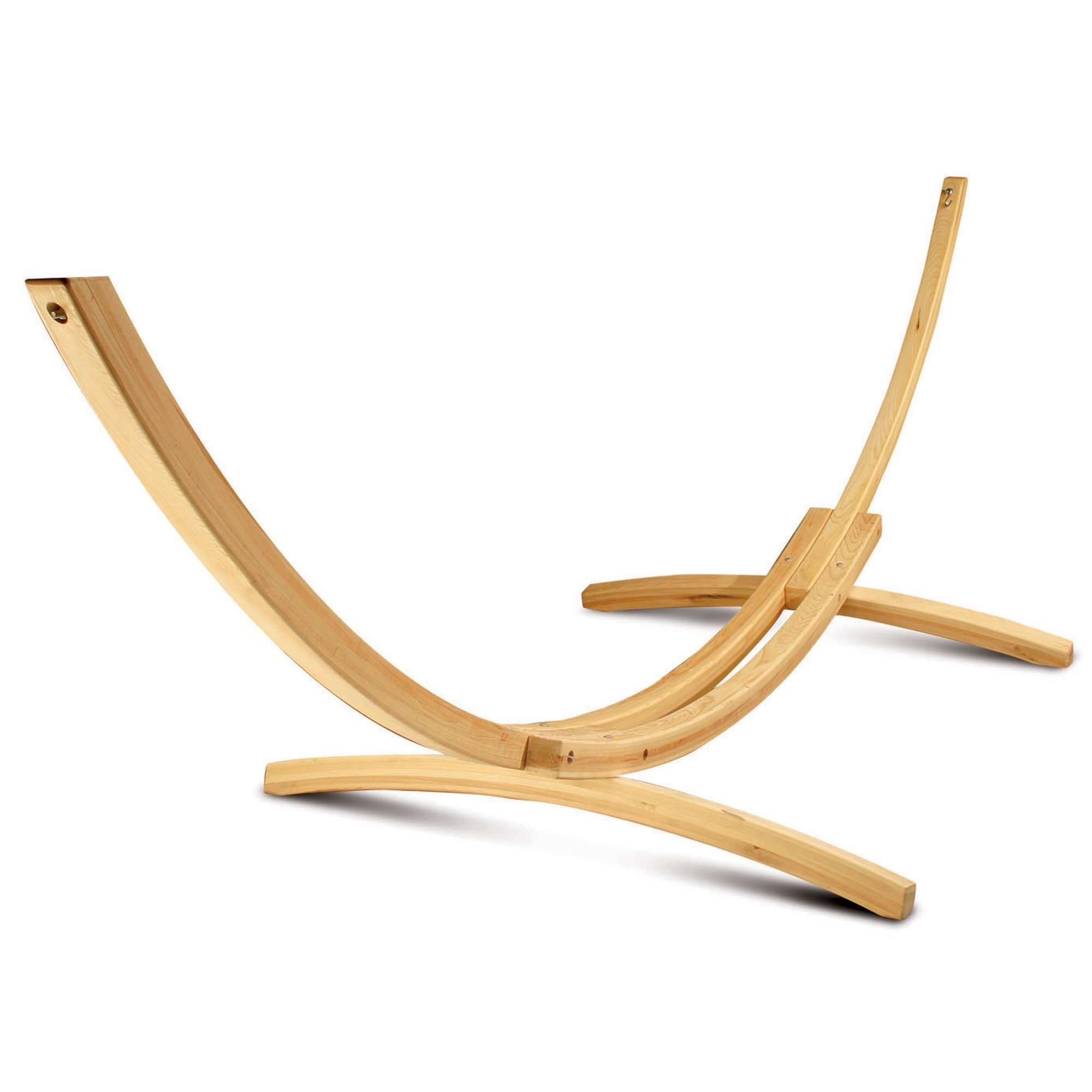 Hatteras Hammocks 15 ft. Cypress Wood Hammock Stand - 4-Ply Roman Arc Design, 450 lb Capacity, Rust-Resistant Hardware - Award-Winning Handcrafted Outdoor Furniture for Patio, Backyard & Beach Relaxation