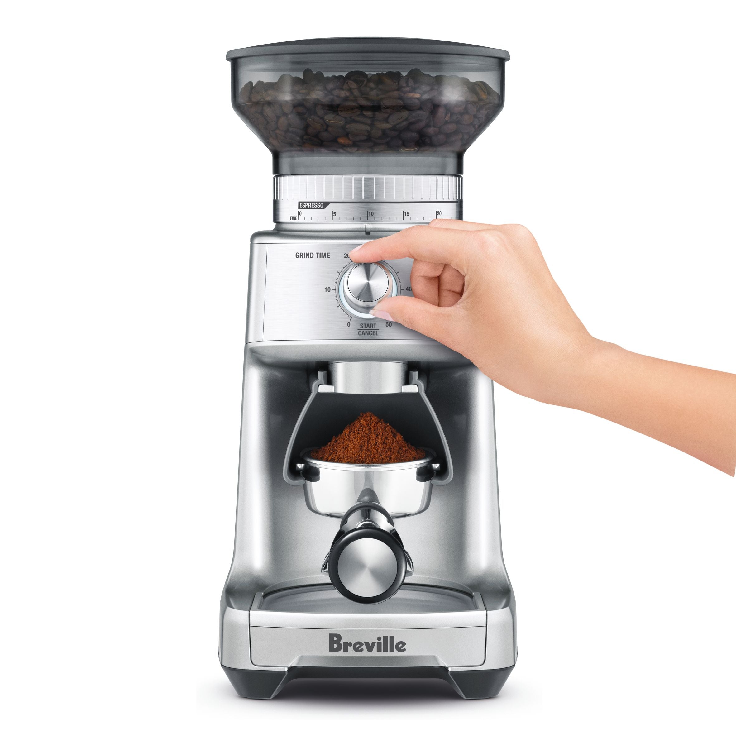 Breville Dose Control Pro BCG600SILUSC Coffee Grinder - Precision Grinding for Espresso, French Press & Pour Over - Perfect for Home Baristas & Coffee Enthusiasts