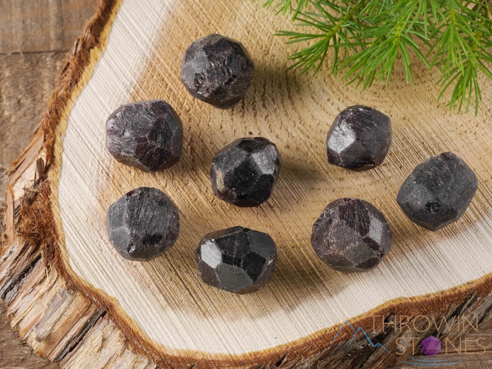 Natural Spessartine Garnet Raw Crystals - Red Garnet Birthstone for Jewelry Making, Healing & Collection | E0441 | Perfect for Meditation, Energy Work & DIY Crafts