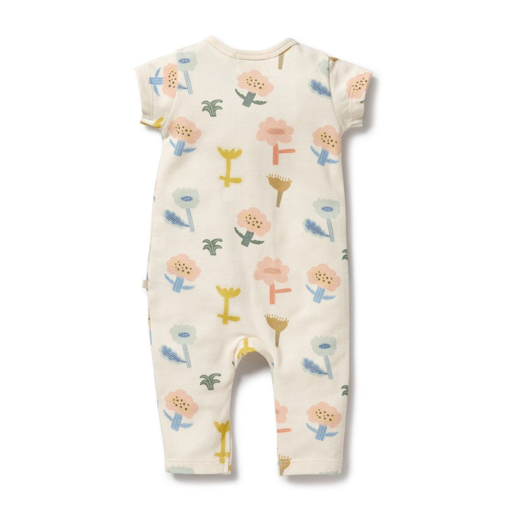 Organic Cotton Ruffle Zipsuit for Baby Girls & Boys - Soft & Comfortable Cookie Cutter Design - Perfect for Newborn Photoshoots, Playdates & Special Occasions