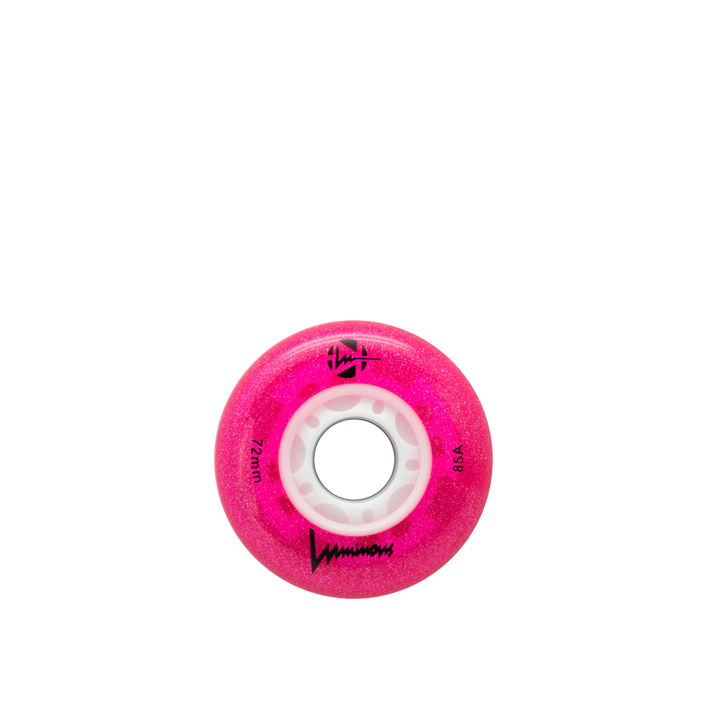 Luminous 72mm/85a Skateboard Wheels - High-Performance Single Wheel for Smooth Cruising & Longboard Riding - Perfect for Street Skating, Park Rides & Commuting