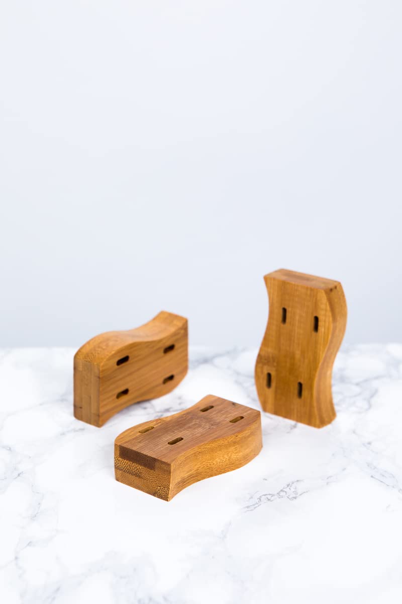 Eco-Friendly Bamboo Skewer Stand - Biodegradable Kabob Holder for BBQ, Party & Food Display - 6.25