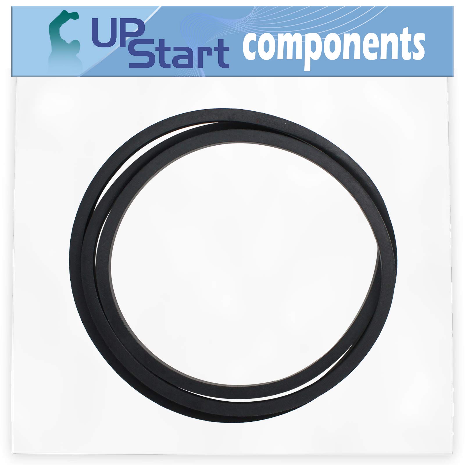 UpStart Components 2-Pack 130801 Ground Drive Belt Replacement for Poulan PB18542LT (96012000301) Gas Lawn Mower - Compatible with 532138255 Engine to Transmission Belt - Durable Lawn Mower Parts for Smooth Yard Maintenance & Landscaping