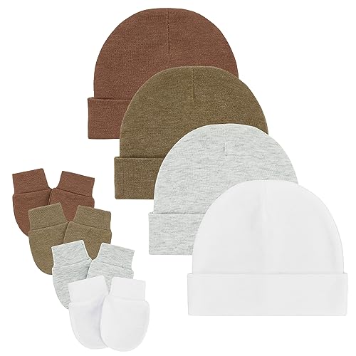 4 Pack 9 White/Grey/Deep Khaki/Dark Orange