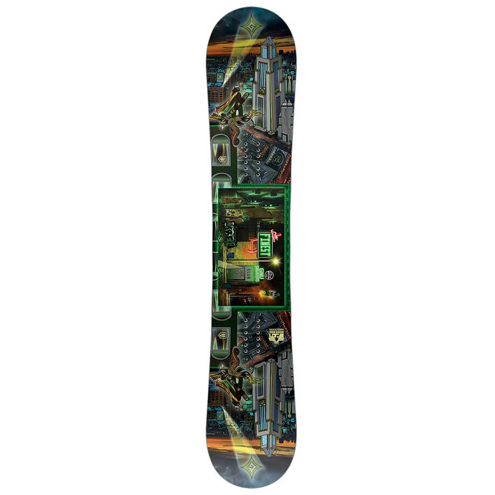 Gnu Finest Men's Snowboard - High Performance All-Mountain Freestyle Snowboard for Men | Perfect for Powder, Park, and Backcountry Riding