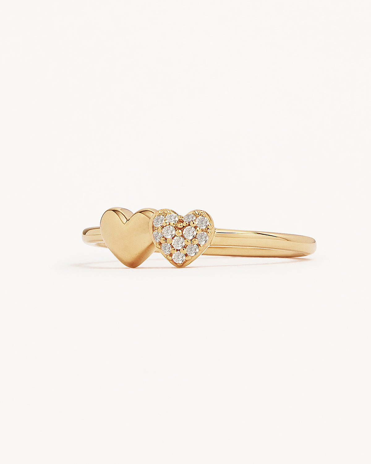 18k Gold Vermeil Always By Your Side Ring - Elegant Stackable Dainty Ring for Women, Perfect for Everyday Wear, Anniversary Gift & Promise Rings