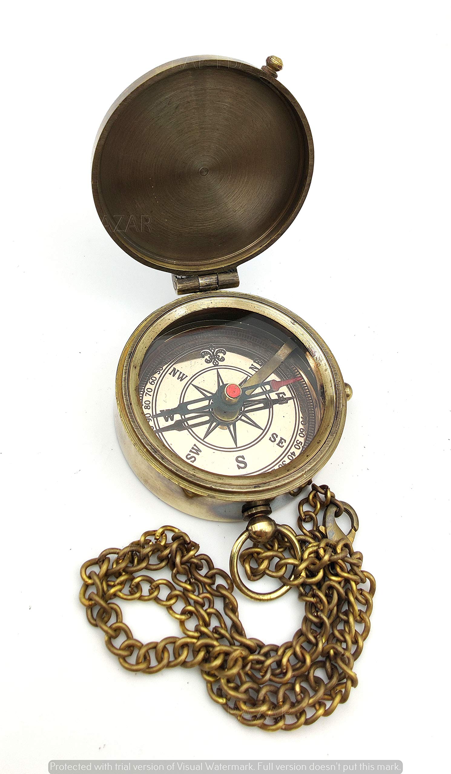 Be Strong and Courageous Engraved Compass - Inspirational Joshua 1:9 Bible Verse Gift for Confirmation, Baptism, Missionaries & Birthdays - Perfect for Outdoor Adventures, Hiking & Faith-Based Journeys