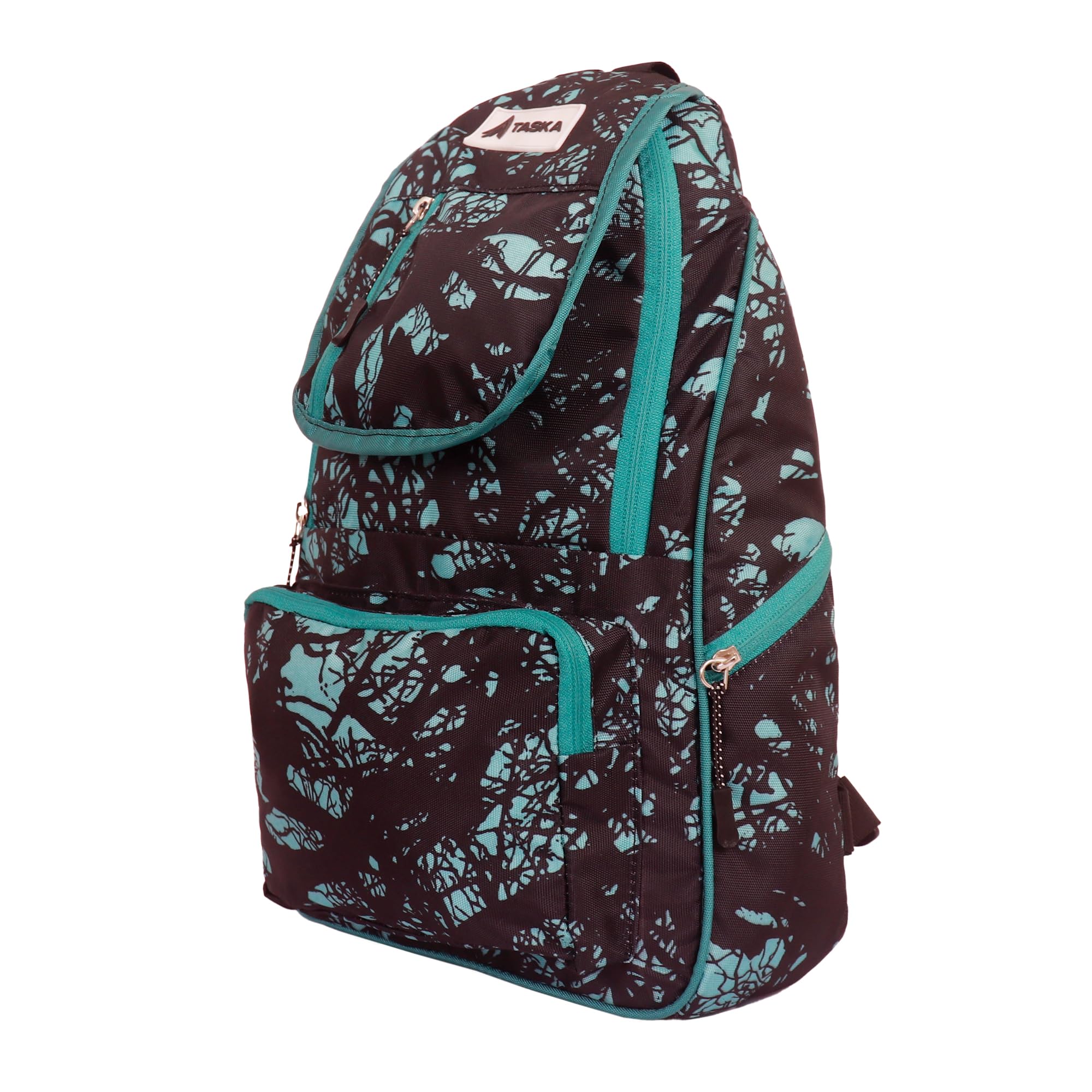 Water Resistant Polyester Laptop Backpack for Men & Women - Durable College School Office Bag with Rain Cover - Ideal for Commuting, Travel & Daily Use