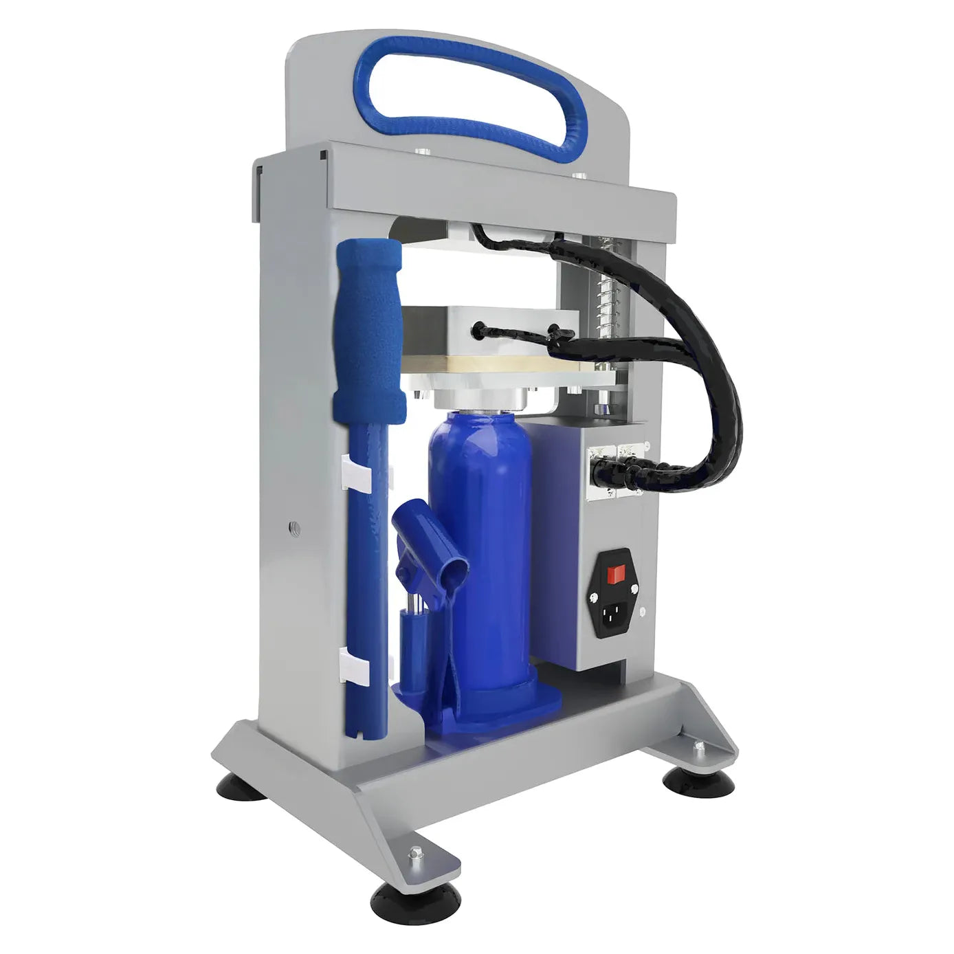 Dulytek DHP5 5 Ton Heat Press Machine for Rosin Extraction - Perfect for DIY Essential Oils, Wax, and Concentrates at Home or Studio