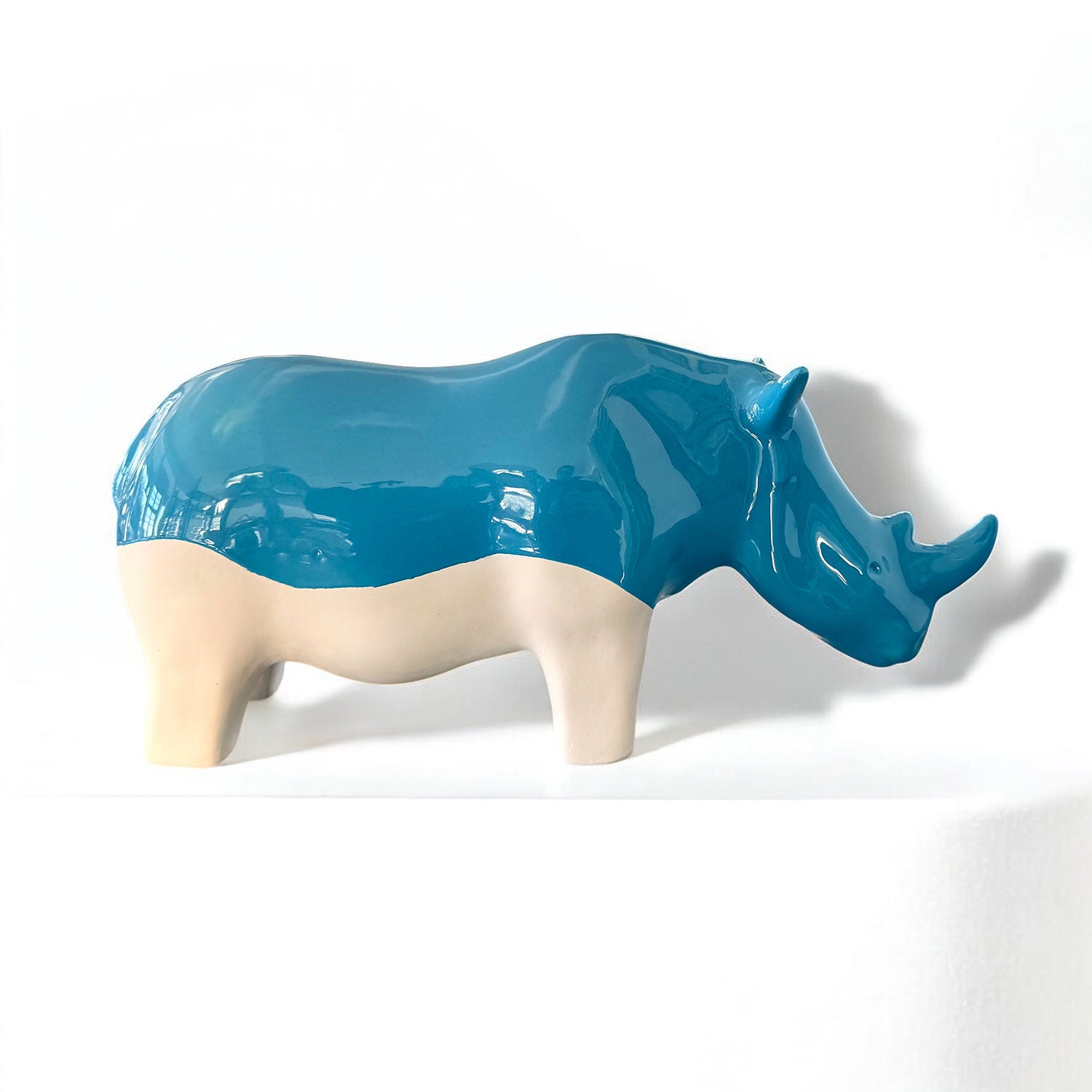 Rino Little Rhinoceros Plush Toy - Soft Stuffed Animal for Kids, Cute Nursery Decor & Baby Shower Gift - Perfect for Cuddling, Playtime & Room Decoration