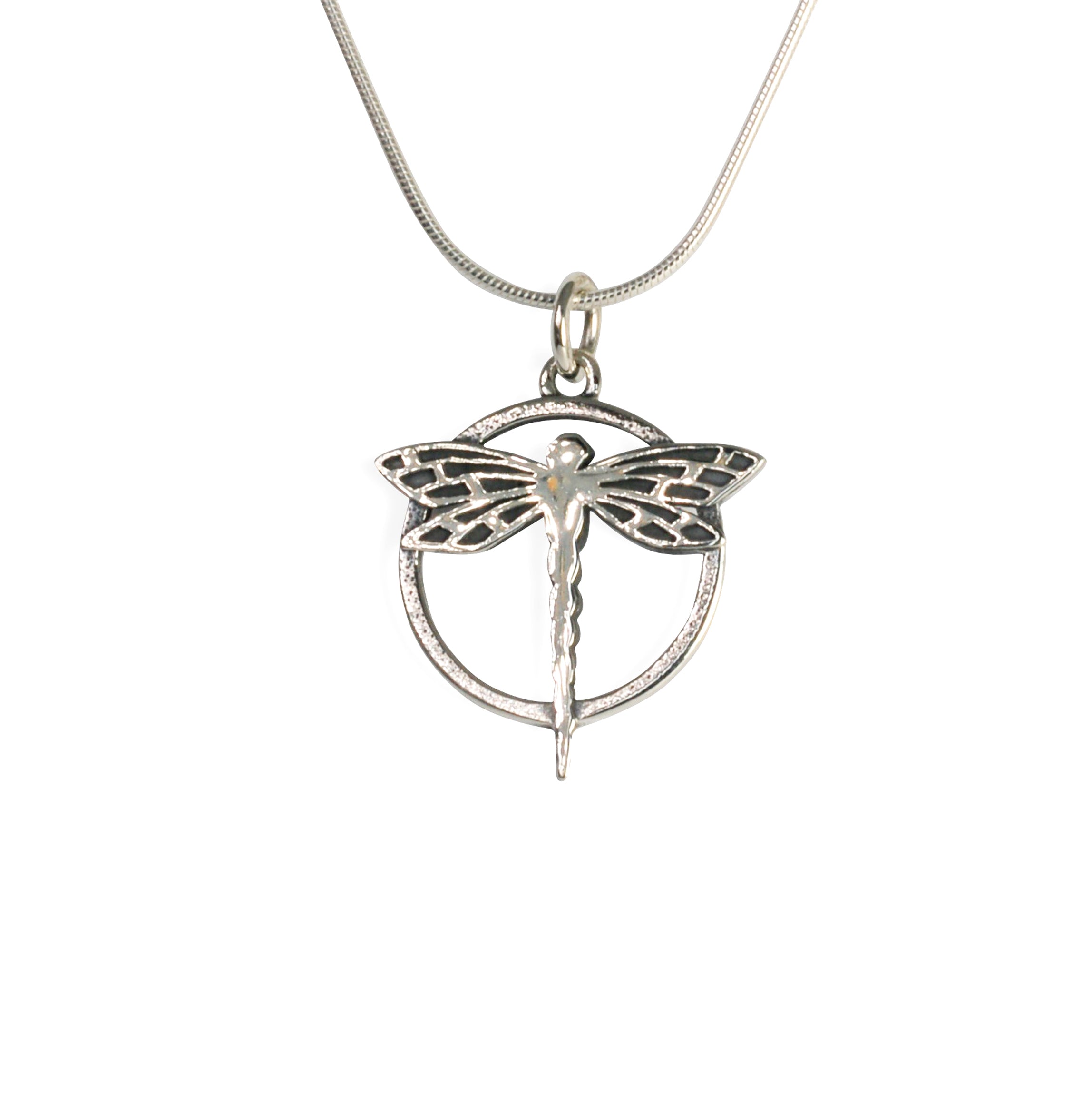 Dragonfly Pendant Necklace - Elegant Silver Jewelry for Women - Perfect for Gifts, Parties & Everyday Wear