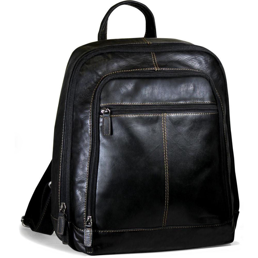 Jack Georges Voyager Laptop Backpack - Waterproof 15.6 Inch Business Travel Backpack with USB Charging Port, Perfect for Work, College & Commuting