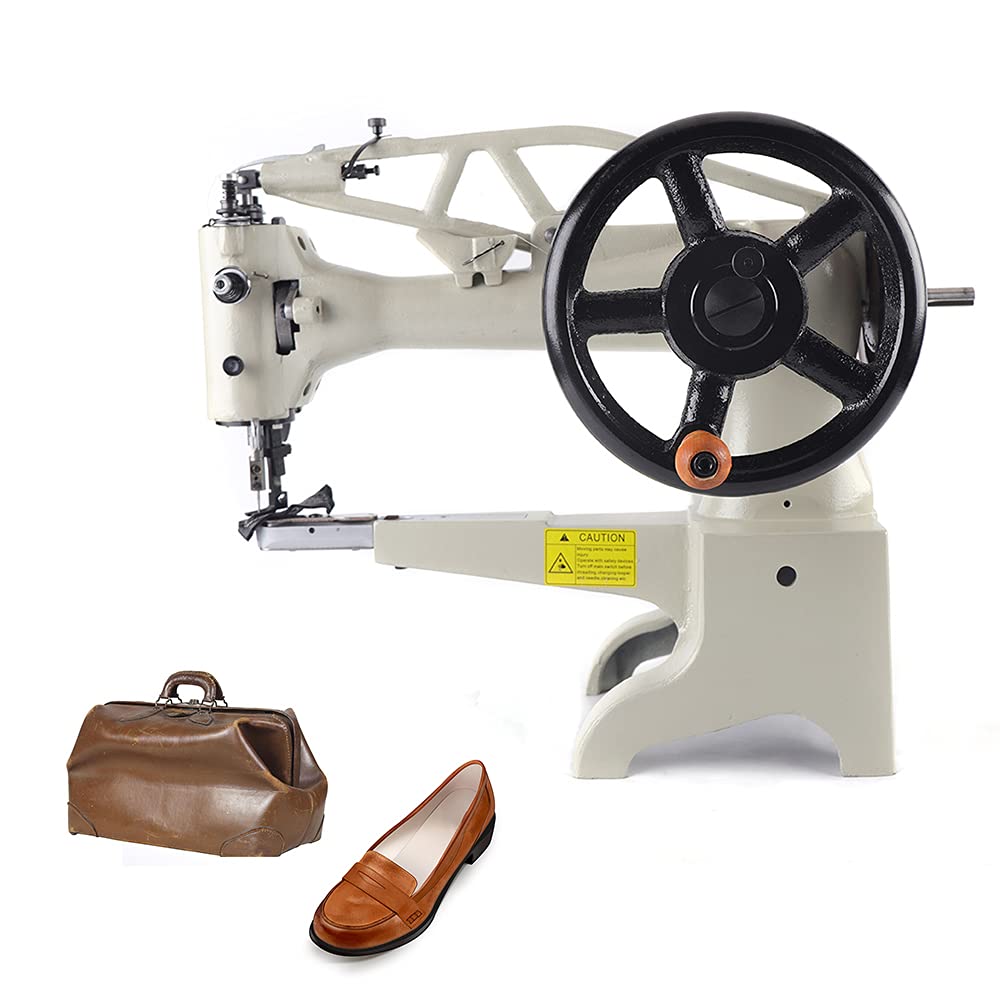 Professional Heavy Duty Manual Leather Cobbler Shoe Repair Machine - Single Needle Lockstitch Sewing Equipment for Shoes, Boots & Leather Goods Repair (Ideal for Home, Workshop & Professional Use)