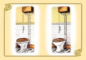 Toilet Fine Art Giclee Canvas Print - 20x30 Inches - Modern Bathroom Wall Decor for Home & Office