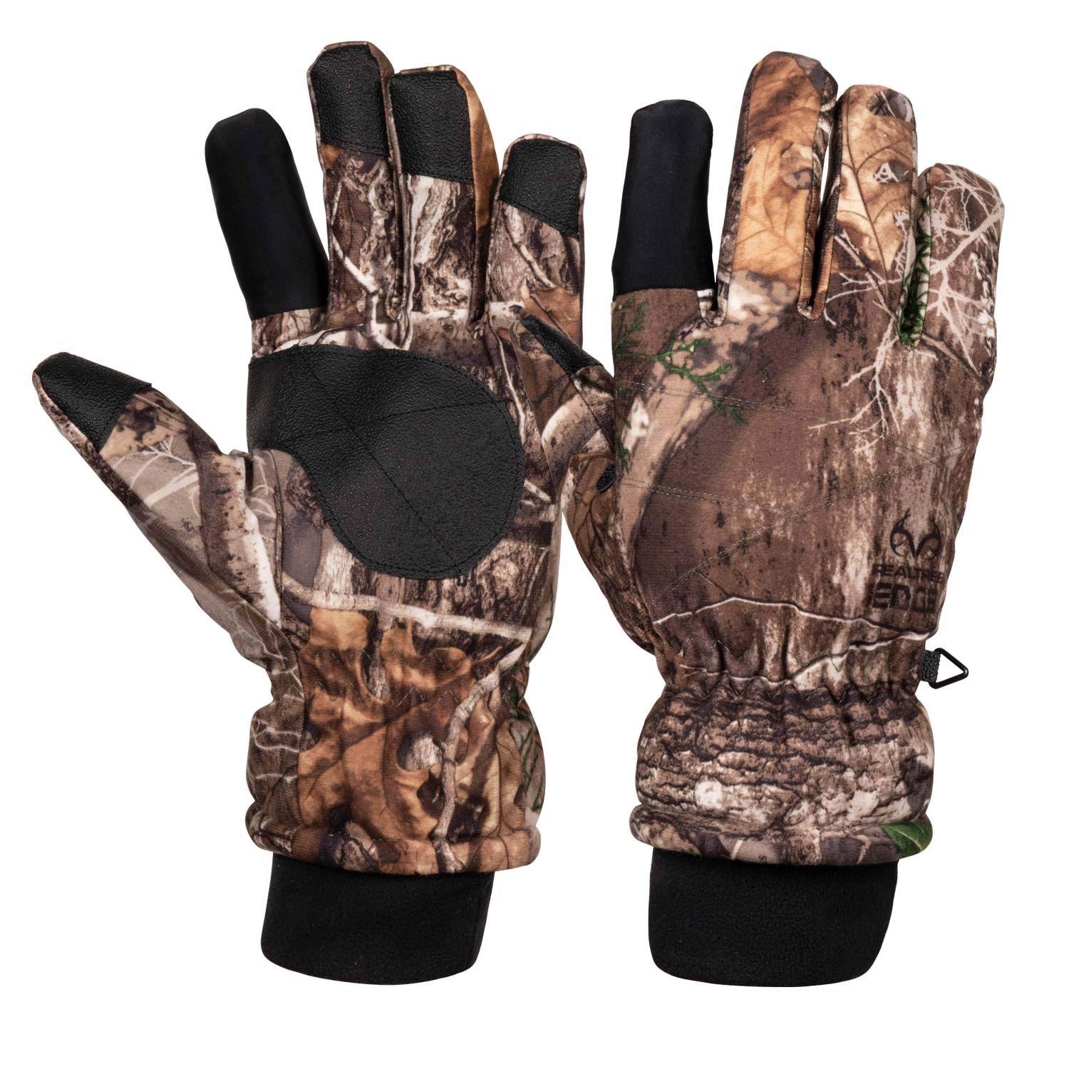King's Camo Insulated Hunting Gloves for Men - Waterproof Winter Gloves for Cold Weather, Outdoor Activities & Shooting - Perfect for Hunting, Fishing & Camping