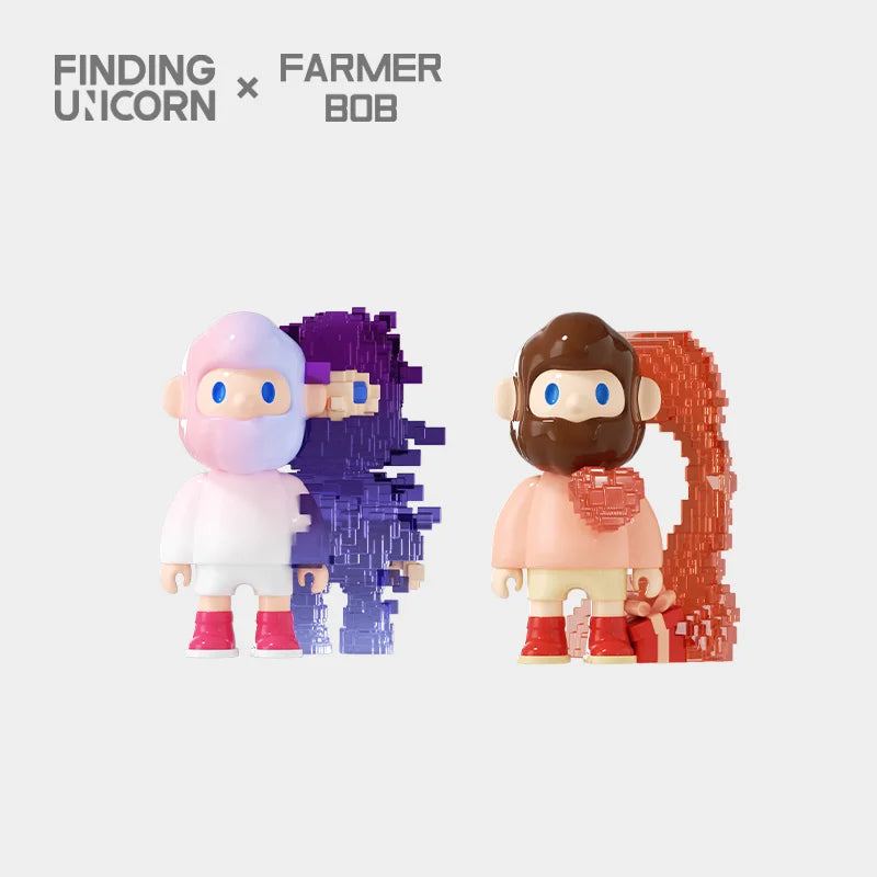 FARMER BOB Next Generation Pixel Universe Series Blind Box Collectible Toy Figures - Perfect for Anime Fans, Gift Giving & Home Decoration