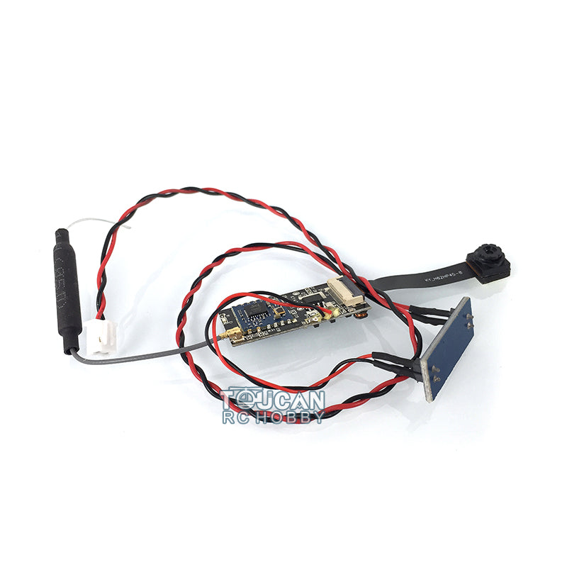 Upgraded 200W FPV System & Phone Mount for Henglong 1/16 RC Tank - DIY Remote Controlled Armored Vehicle Parts with WiFi Connectivity - Perfect for RC Tank Battles, FPV Racing & Military Model Enthusiasts