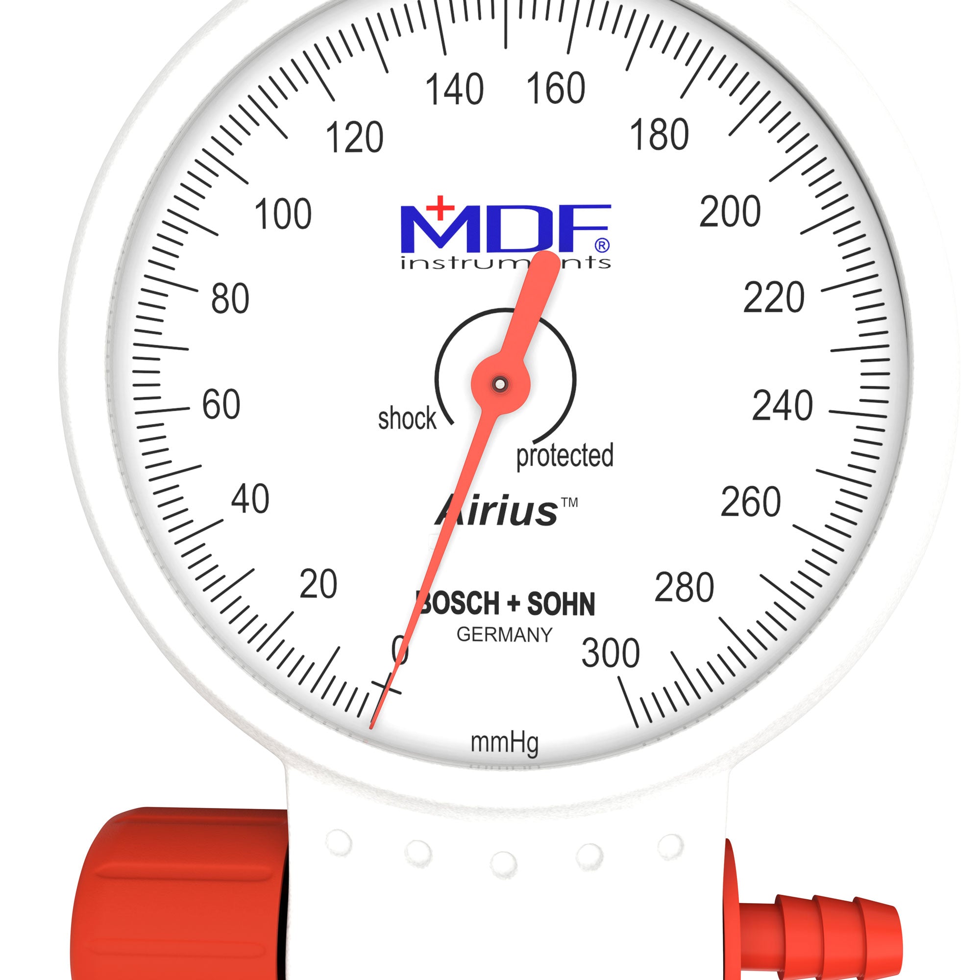 Airius® Palm Aneroid Sphygmomanometer - Portable Blood Pressure Monitor for Home Use, Travel & Clinical Settings - Grey