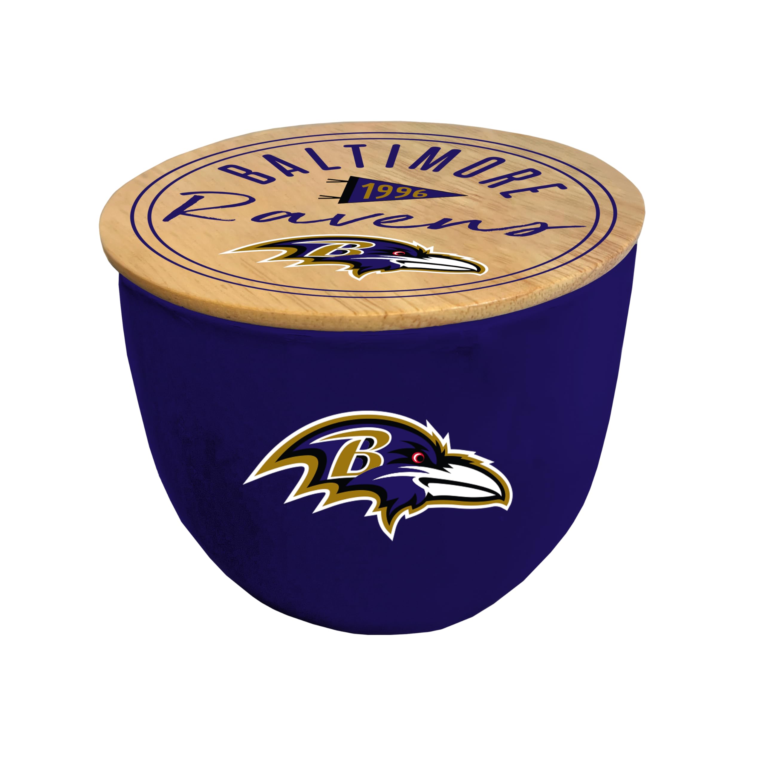 Officially Licensed NFL Pegasus Sports Ceramic Candle with Script Circle Logo - Perfect for Game Day Decor, Home Fragrance & Sports Fan Gifts