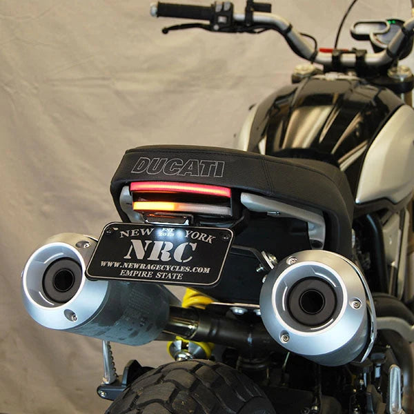 Ducati Scrambler 1100 Fender Eliminator Kit for 2018-2023 Models | Rear Fender Delete & License Plate Relocator | Motorcycle Customization & Street Legal Upgrade