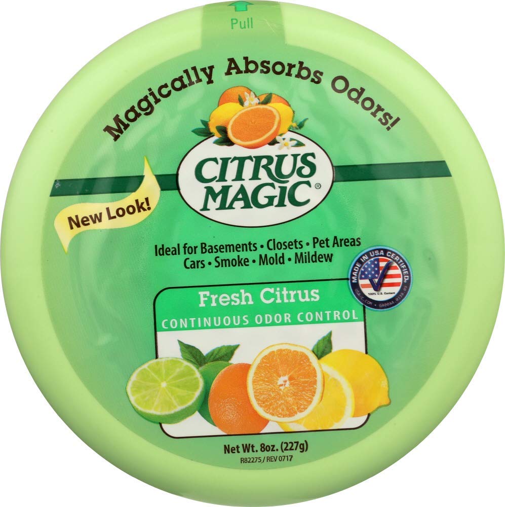 Citrus Air Freshener Solid 8 oz - Long-Lasting Fragrance for Home, Office, and Car | Eliminates Odors Naturally