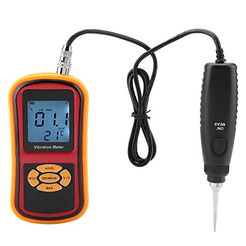 High Sensitivity Mini LCD Vibration Meter Tester - Precision Vibration Detection for Mechanical Watches, Moving Machinery, Fans & Bearings | Workshop, Industrial & Home Maintenance Use