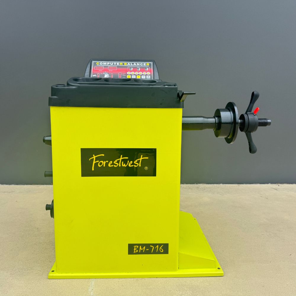 Forestwest BM716 10-24 Inch Professional Wheel Balancer - Heavy Duty Tire Balancing Machine for Cars, Trucks & SUVs - Perfect for Auto Shops & DIY Garage Use