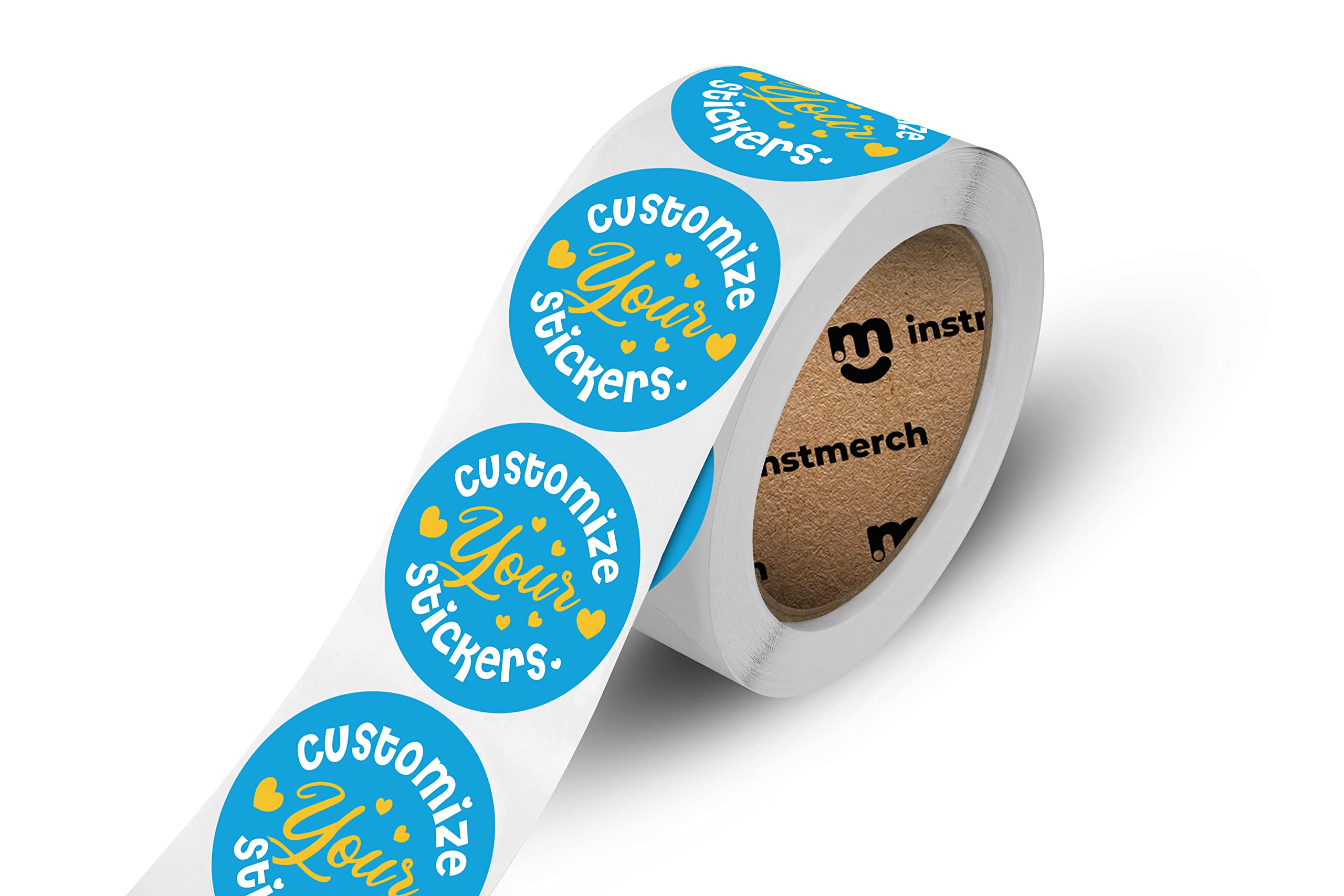 instMerch Custom Labels - Personalized Business Logo Stickers - 2
