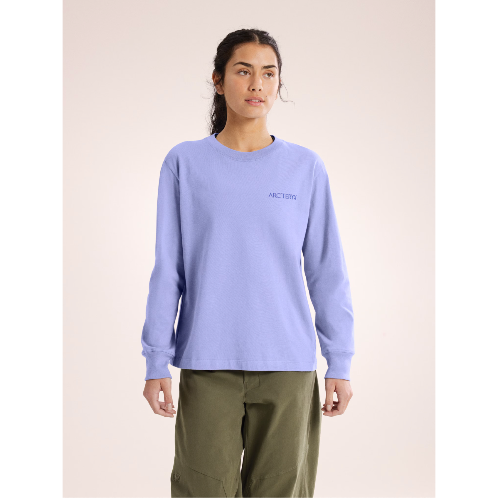 Arc'teryx Women's Kragg Cotton Long Sleeve Crew Neck Shirt - Breathable Hiking & Outdoor Activewear for Climbing, Camping & Travel