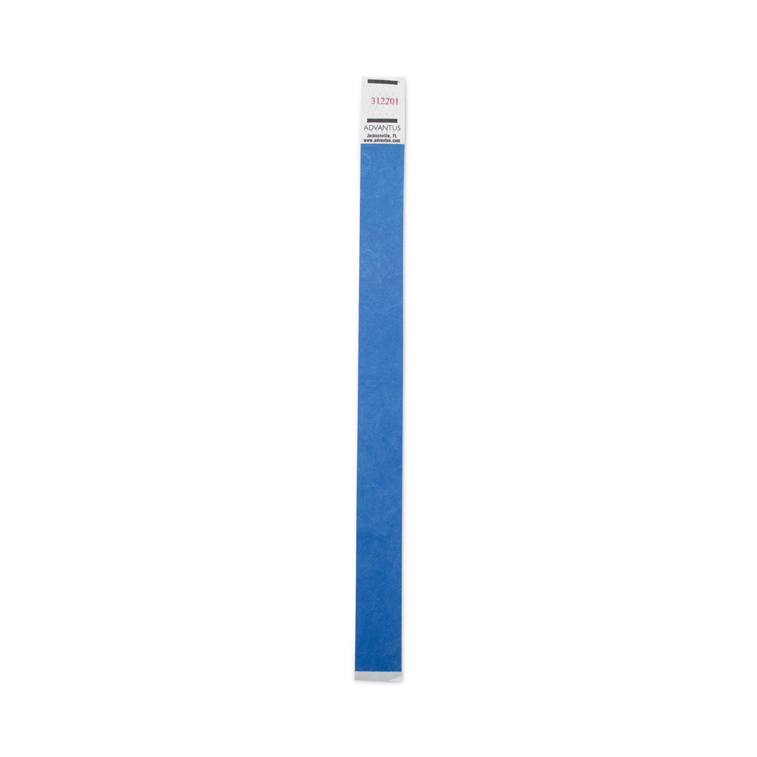 Advantus Numbered Crowd Control Wristbands - 500 Pack, Blue, 9.75