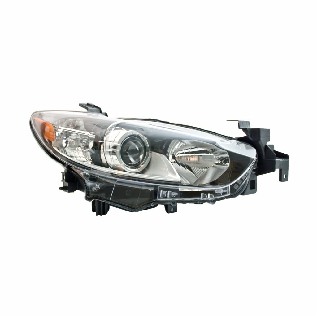 2014-2017 Mazda 6 Passenger Side Headlight Assembly - DOT Certified Replacement for MA2519160 & GMP2-51-0K0 - Perfect for Night Driving & Foggy Conditions