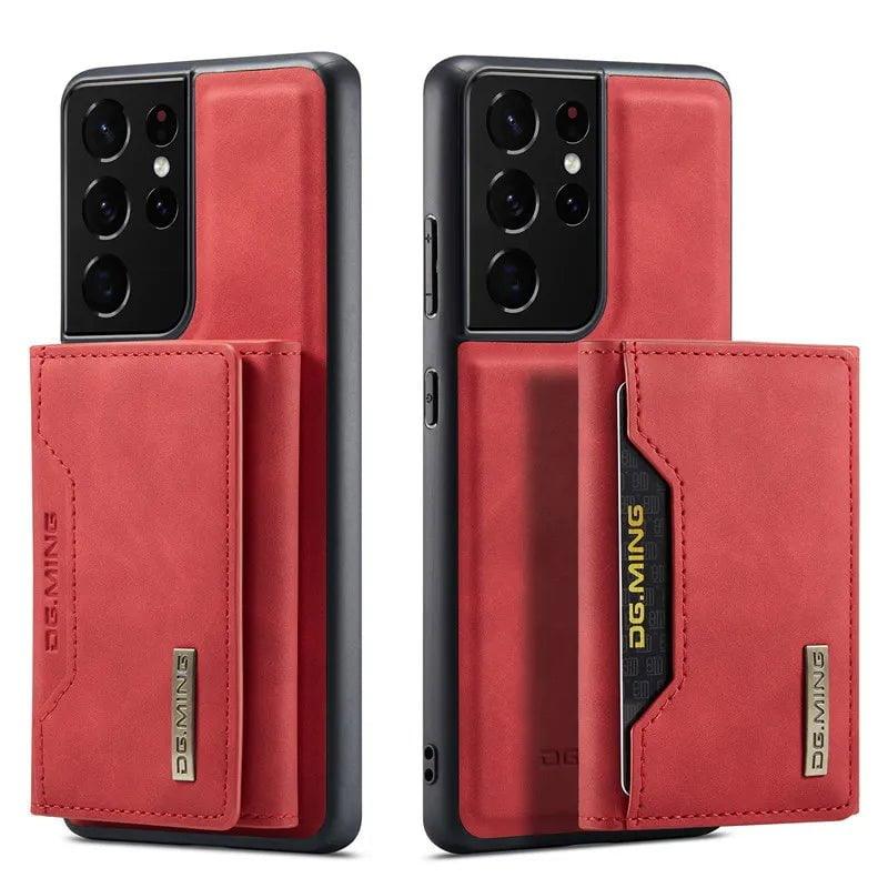 Samsung Galaxy S24 Ultra Retro Flip Vegan Leather Phone Case - Stylish & Protective Cover for Everyday Use, Work & Travel