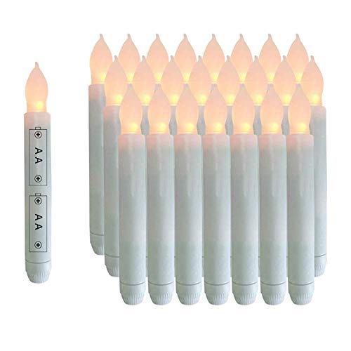 24PCS LED Flameless Taper Candles - 6.5