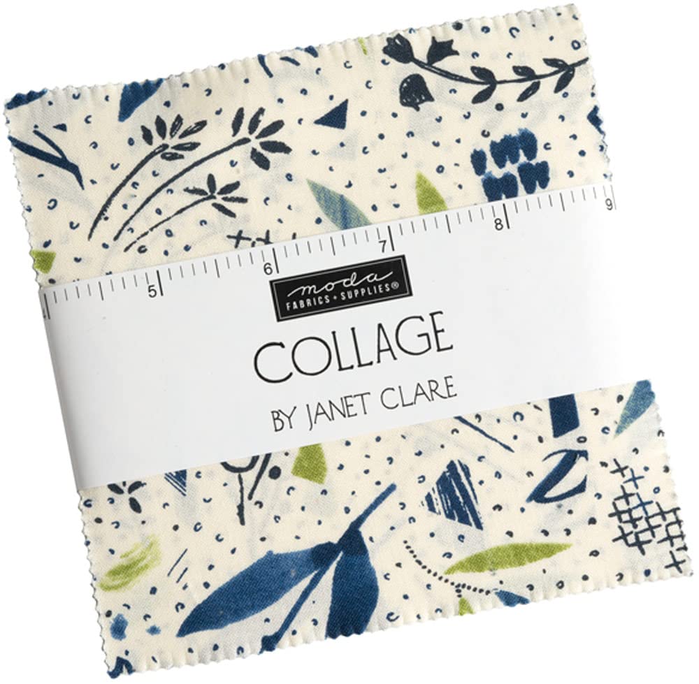 Janet Clare Collage Charm Pack - 42 Precut 5