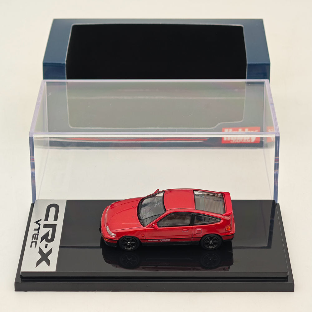 1/64 Scale Honda CR-X SiR (EF8) JDM Style Red Pearl Diecast Model Car - Collectible Miniature Vehicle for Display, Gifts, and Car Enthusiasts