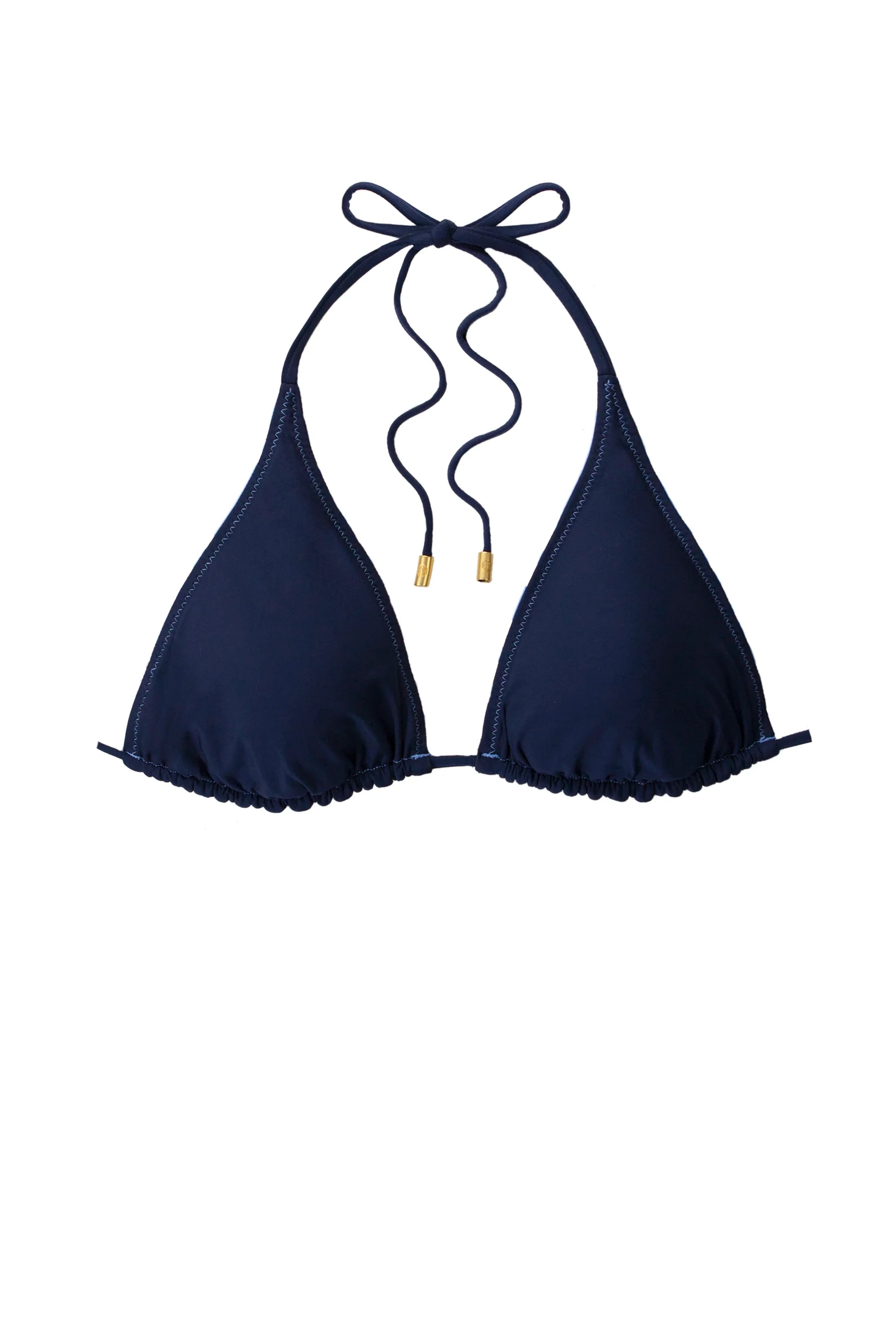 Reversible String Bikini Top for Women - South Seas Blue Periwinkle | Adjustable Swimwear for Beach, Pool & Summer Vacations