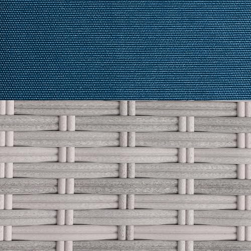Grey White/Peacock Blue