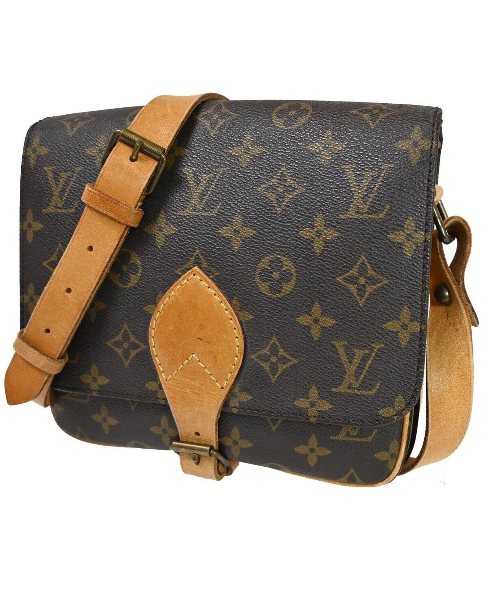 Stylish Brown Canvas Shoulder Bag - Handmade in France with Premium Quality | Perfect for Work, Travel & Everyday Use