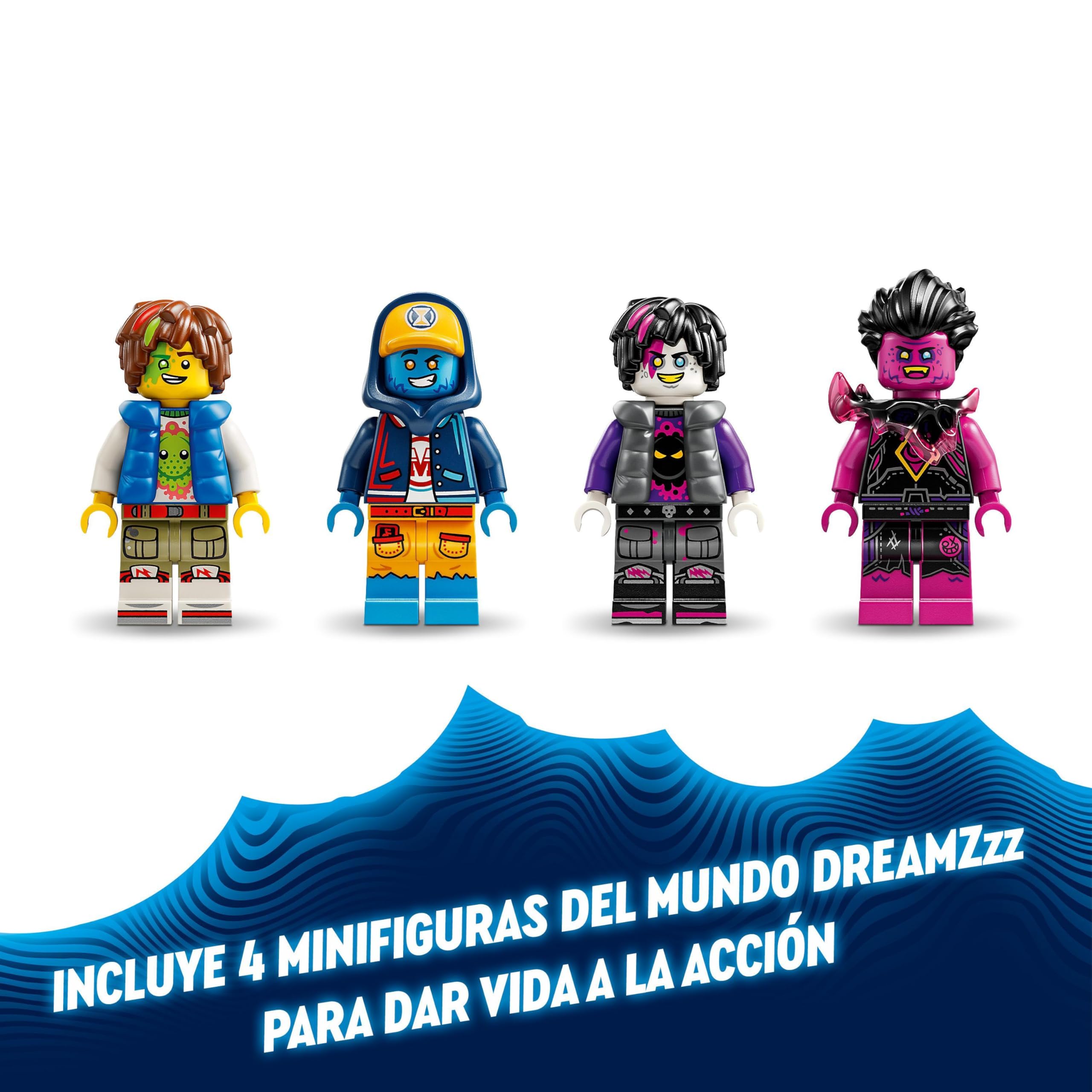 LEGO DREAMZzz 3-in-1 Building Toy Set - Mateo & Z-Blob Knight Mech Battle Robot & Space Shuttle, Creative Construction Kit with 4 Minifigures 71485, STEM Educational Gift for Boys & Girls Ages 10+ | Space Adventure & Robot Battle Play Scenes