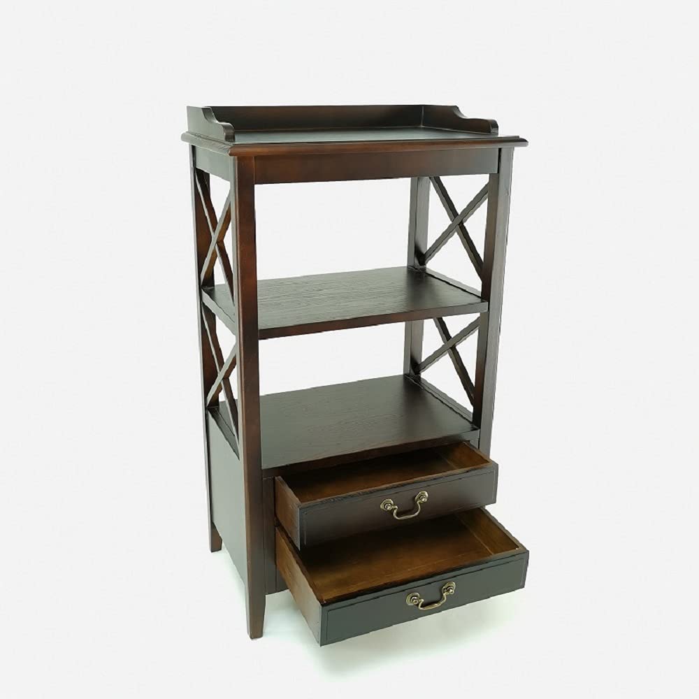 OKA Eiffel Rack - Premium Wall Mounted Shelf Organizer for Home & Office Decor | Perfect for Displaying Books, Plants & Decorative Items