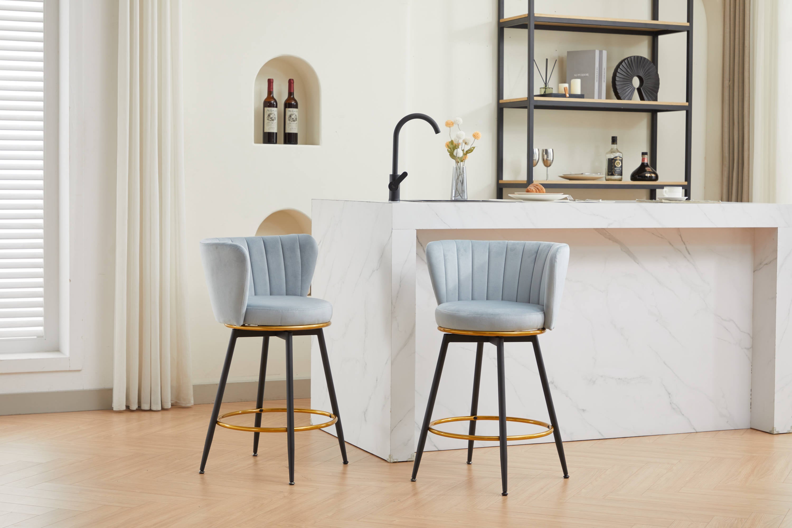 2-Pack Counter Height Bar Stools - 26