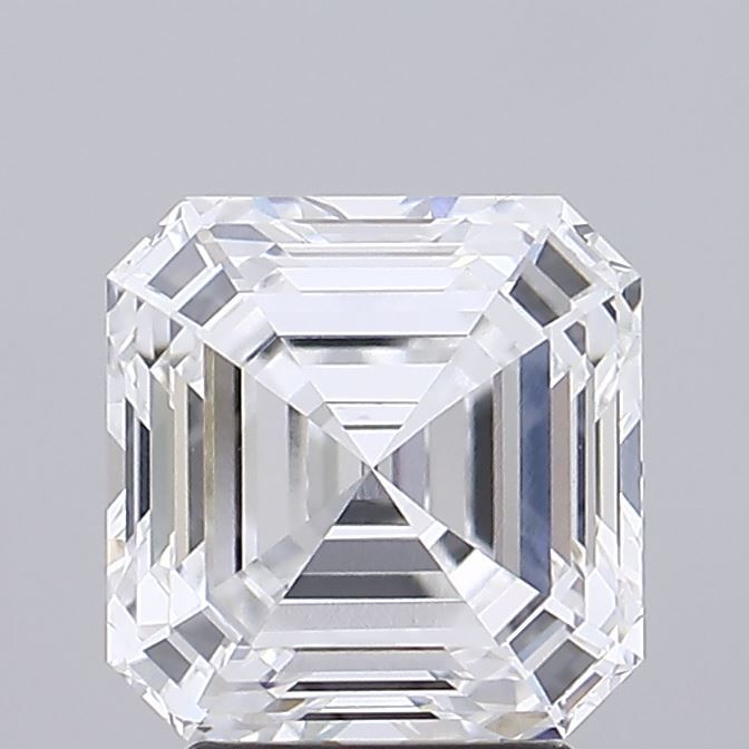 3.1 Carat E VVS2 Asscher Cut Lab Grown Diamond - Perfect for Engagement Rings & Luxury Jewelry