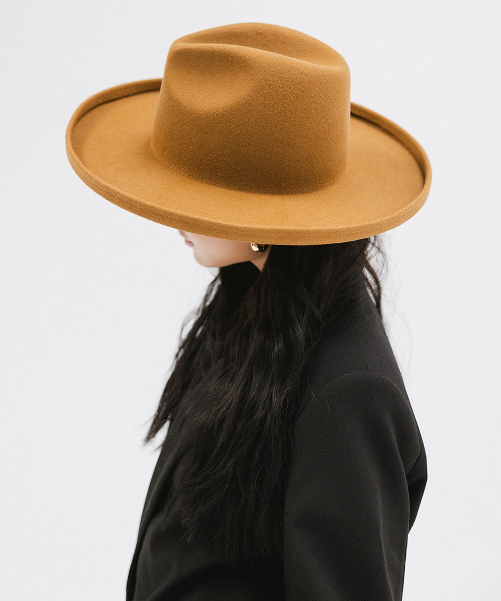 Maude Pencil Brim Hat in Cinnamon - Vintage Style Women's Sun Hat with UPF Protection - Perfect for Beach, Garden & Summer Outdoor Activities