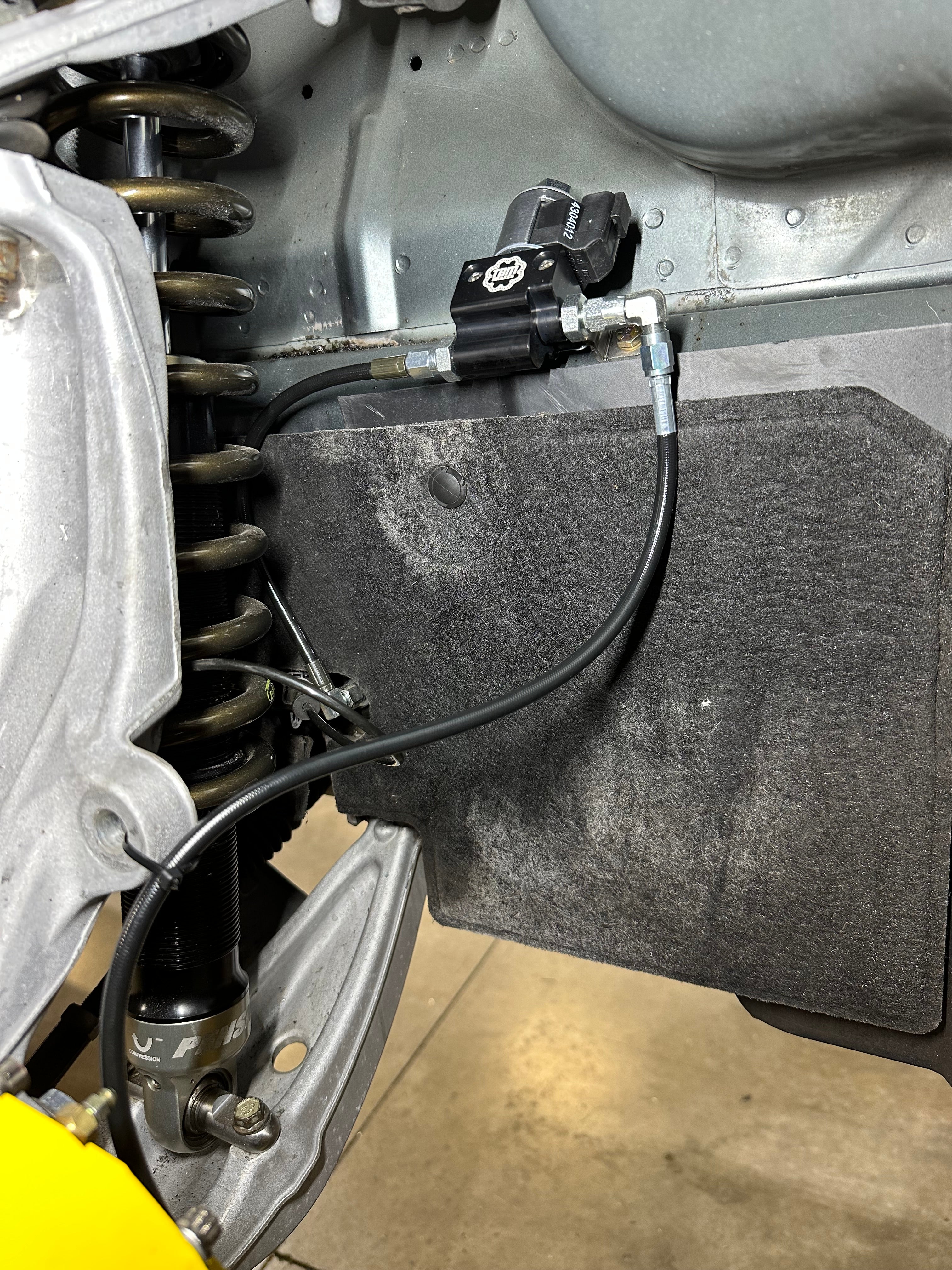 2009 CTSv2 TBM Dual Line Lock Kit with Brackets - High-Performance Brake Lock System for Racing & Track Use