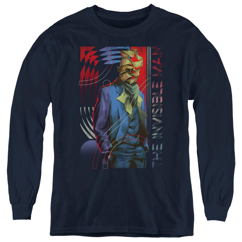 Invisible Man Unraveling Youth Long Sleeve T-Shirt for Men - Trendy Graphic Tee for Casual Wear, Street Style & Everyday Comfort