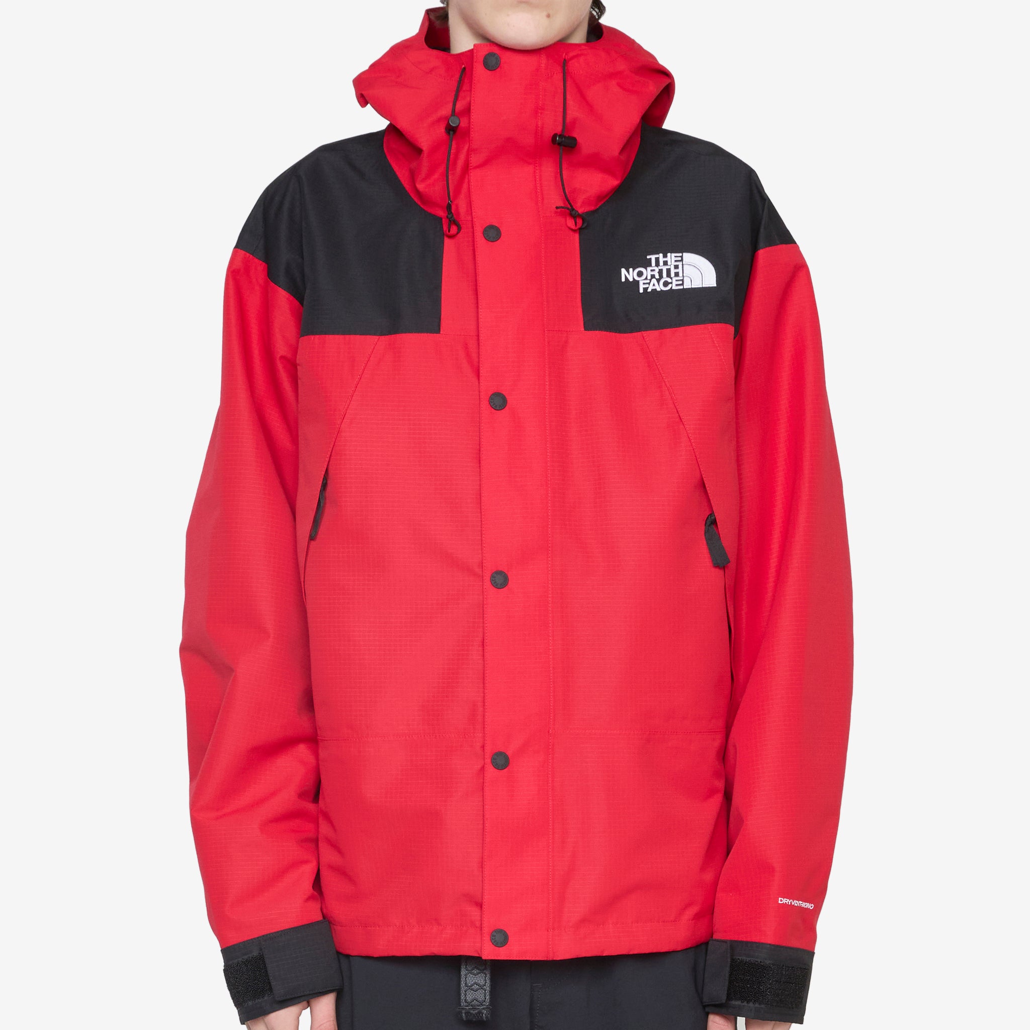 The North Face DryVent™ Mono Mountain Jacket - Waterproof & Breathable Hiking Jacket for Men & Women (Red/Black) | Perfect for Outdoor Adventures, Camping & Trekking