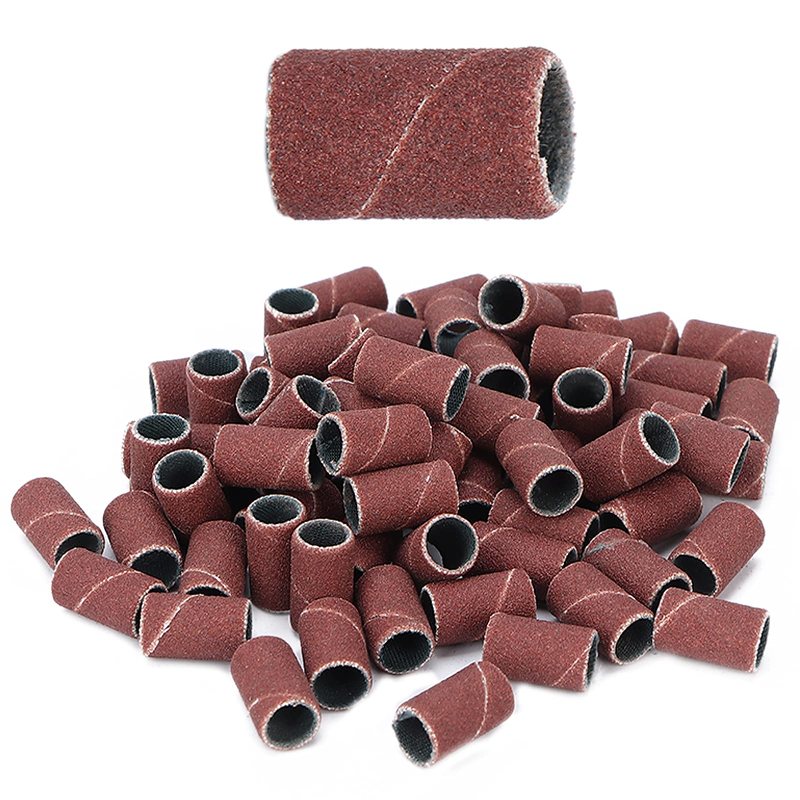 LANTRO JS Nail Sanding Bands for Smoothing, Shaping & Polishing - Professional Manicure & Pedicure Sandpaper Files - Perfect for Home Nail Care & Salon Use